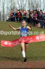 Bobby Clay (Kent) wins the under-20 womens Inter Counties Cross Country, Cofton Park, Birmingham. Photo: David T. Hewitson/Sports for All Pics